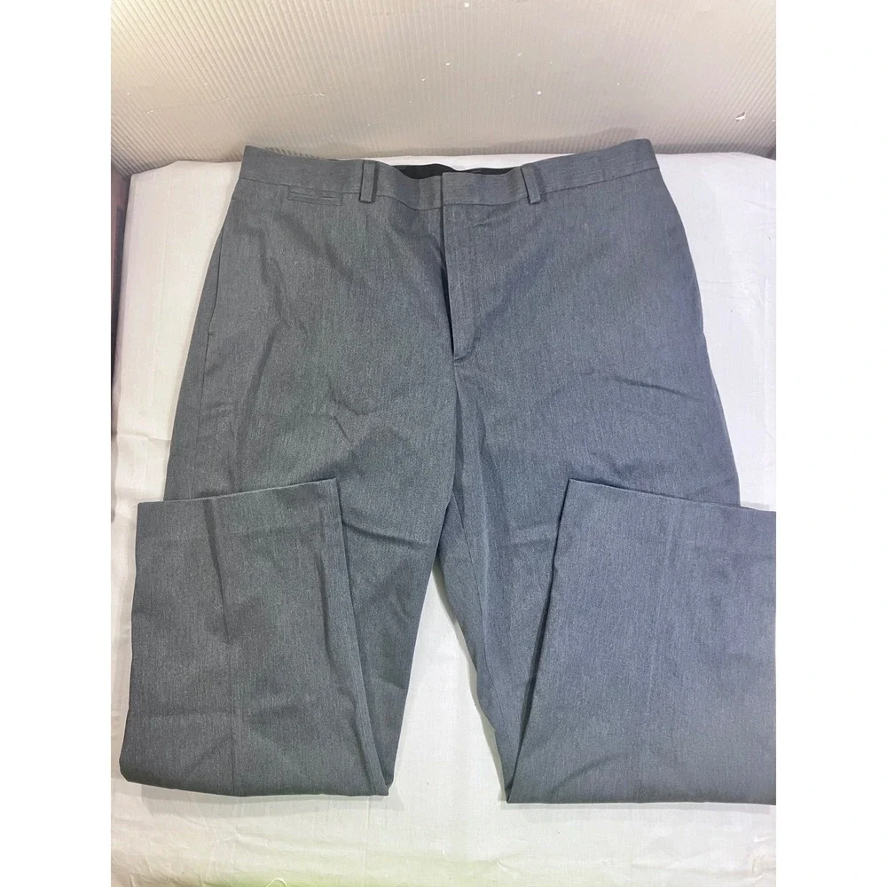 LL Bean Mens Gray Classic Fit Cotton Chino Dress Pants‎ Slacks Size 40x30 262551